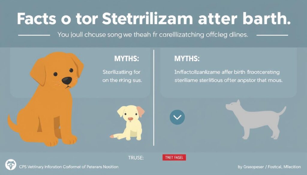 Fakty i mity o sterylizacji kotki lub suki po porodzie