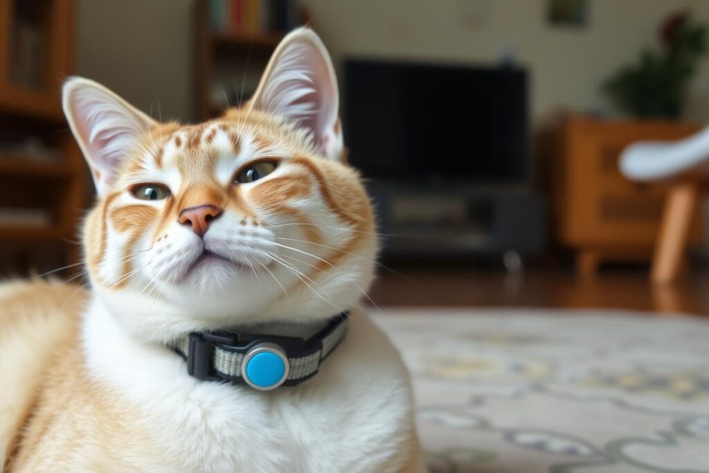 Kot noszący obrożę feromonową co na uspokojenie dla kota forum Kot noszący obrożę feromonową co na uspokojenie dla kota forum