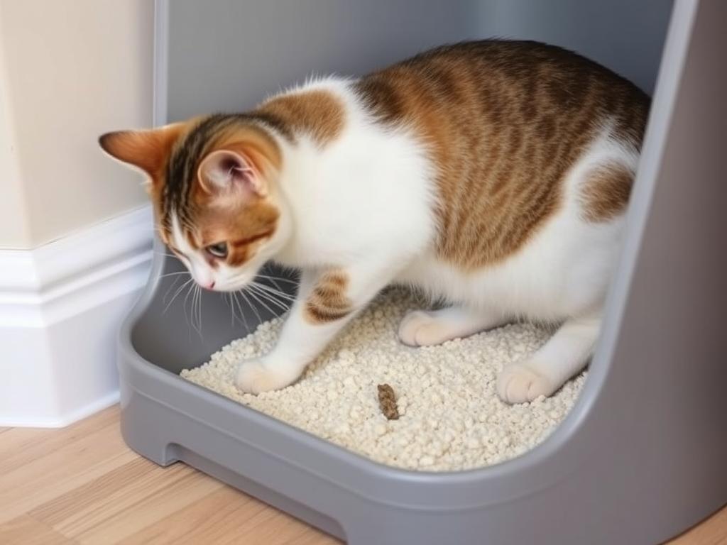 Kot samodzielnie korzystający z kuwety - oznaka sukcesu w treningu Kot samodzielnie korzystający z kuwety - oznaka sukcesu w treningu