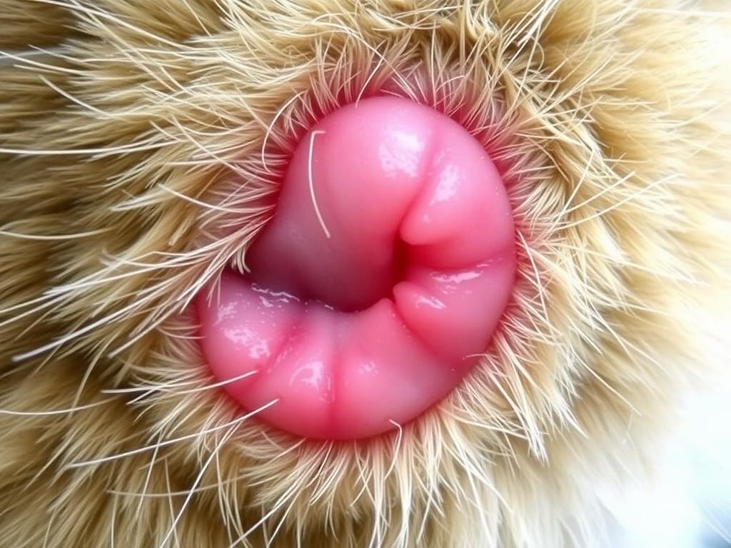 Prawidłowo gojąca się rana po sterylizacji kota po 7 dniach od zabiegu Prawidłowo gojąca się rana po sterylizacji kota po 7 dniach od zabiegu